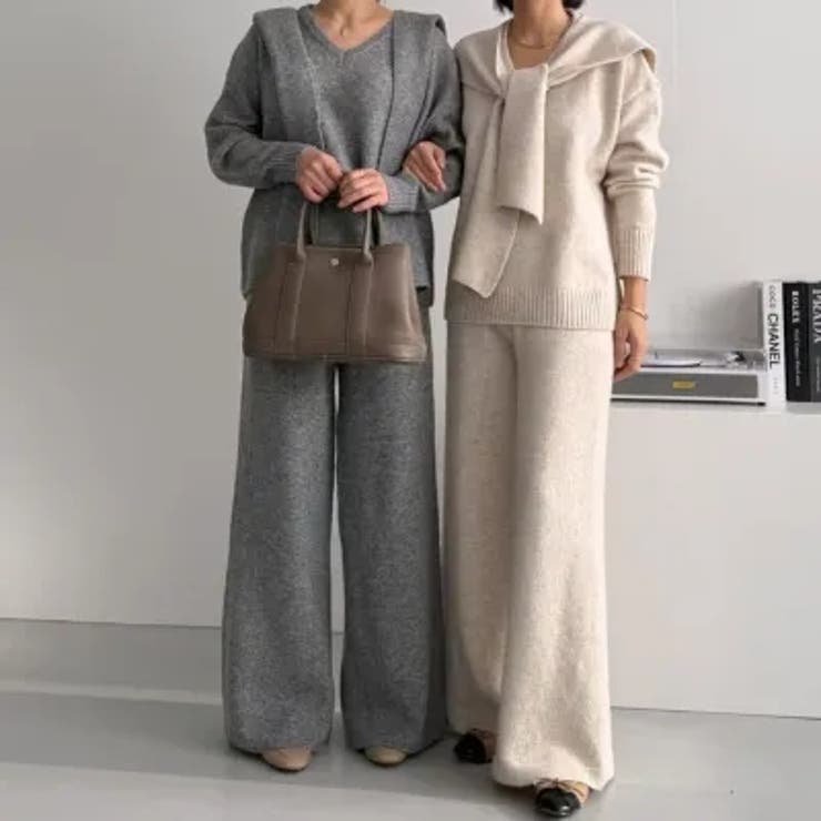 ニットトップスワイドパンツセットアップ | Ulysses | 詳細画像8 