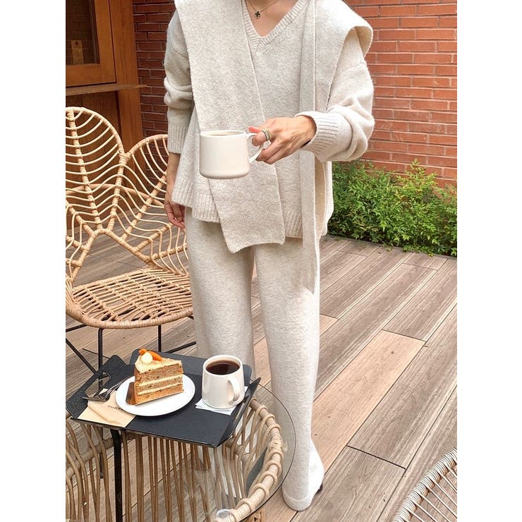 ニットトップスワイドパンツセットアップ | Ulysses | 詳細画像9 