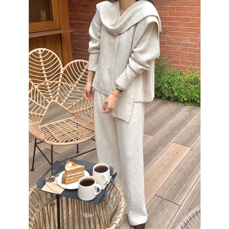 ニットトップスワイドパンツセットアップ | Ulysses | 詳細画像10 