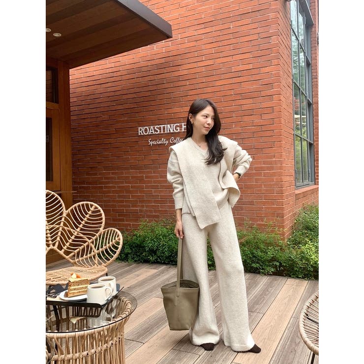 ニットトップスワイドパンツセットアップ | Ulysses | 詳細画像12 