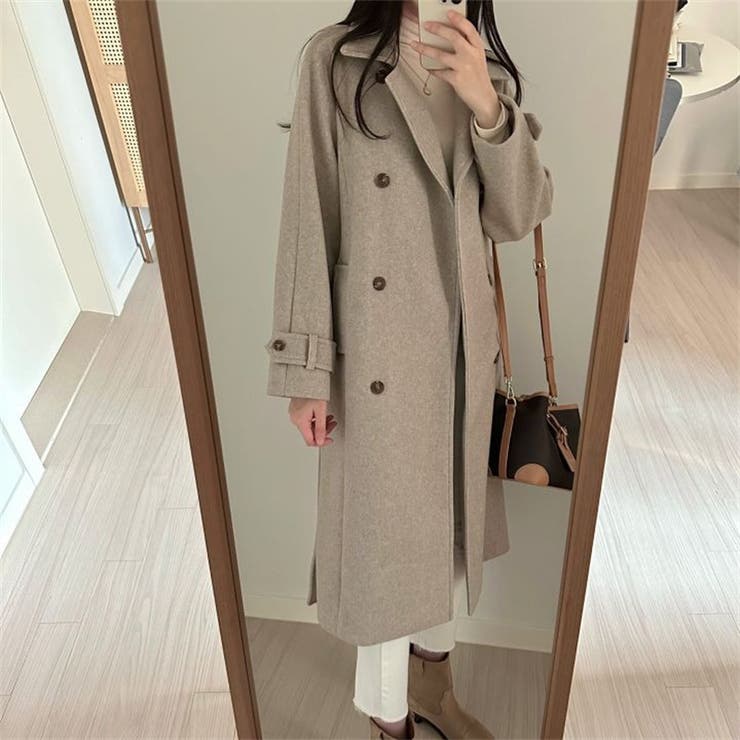 リボンロングメルトンジャケット | Ulysses | 詳細画像2 