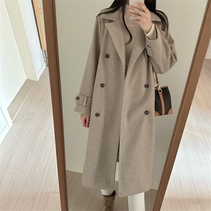 リボンロングメルトンジャケット | Ulysses | 詳細画像4 