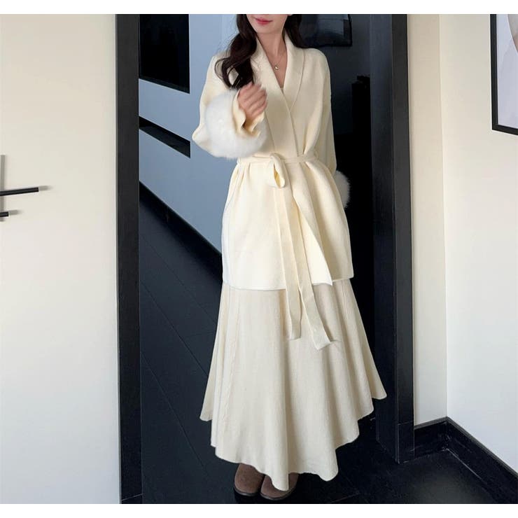 Vネックニットワンピース | Ulysses | 詳細画像3 