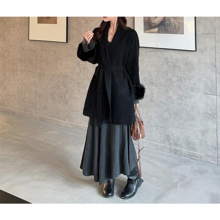 Vネックニットワンピース | Ulysses | 詳細画像6 