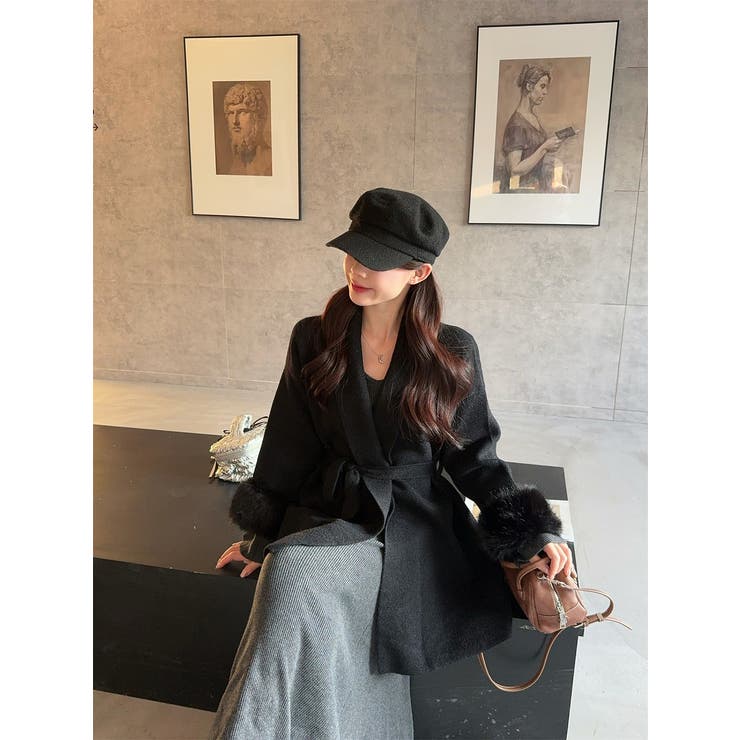 Vネックニットワンピース | Ulysses | 詳細画像10 