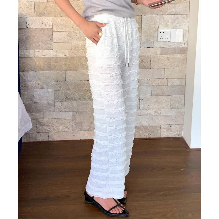 レースワイドパンツ | Ulysses | 詳細画像1 