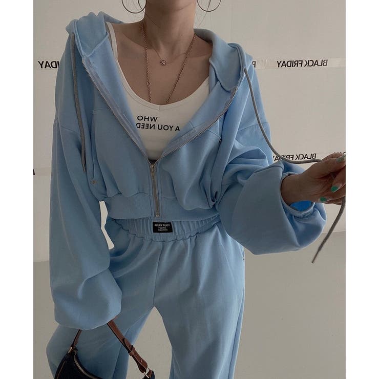 スウェットショートジャケットワイドパンツセットアップ | Ulysses | 詳細画像7 