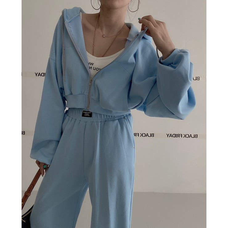 スウェットショートジャケットワイドパンツセットアップ | Ulysses | 詳細画像8 