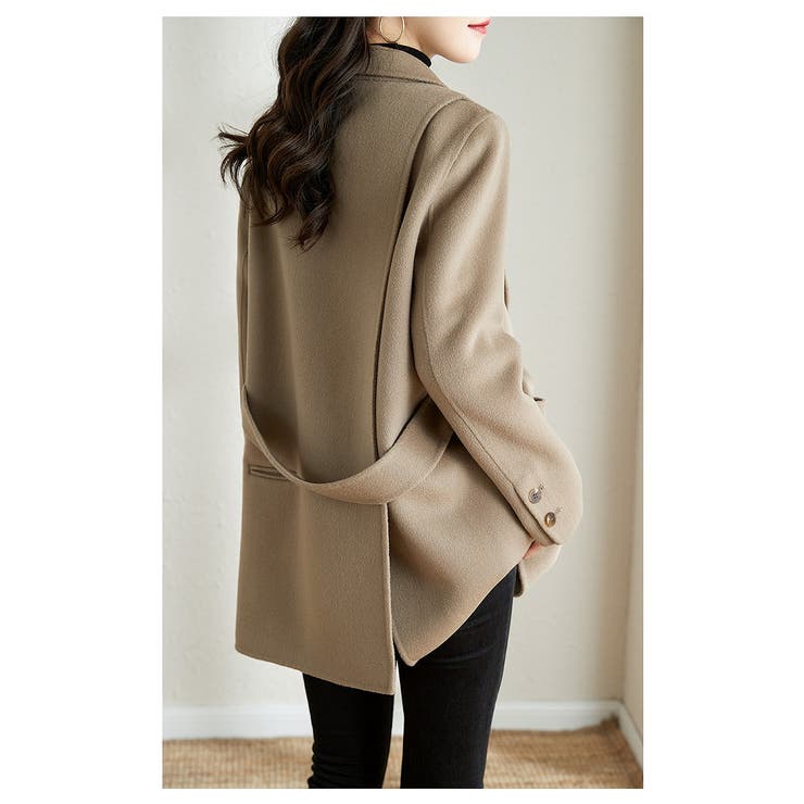 リボン襟付きメルトンジャケット | Ulysses | 詳細画像4 