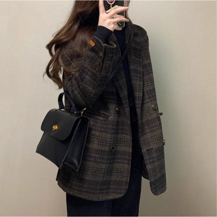 ブラウン | リボン襟付きジャケット | Ulysses