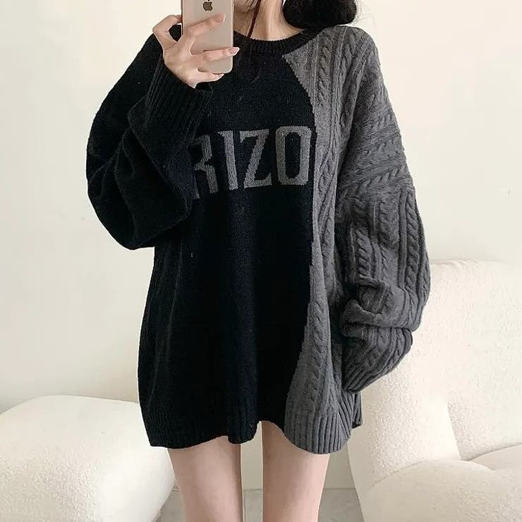 プリント配色セーター | Ulysses | 詳細画像12 