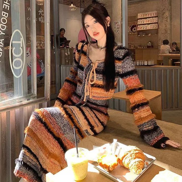 リボンカーディガンキャミワンピースセットアップ | Ulysses | 詳細画像3 