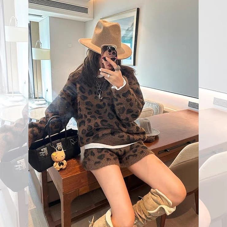 ニットトップスショートパンツセットアップ | Ulysses | 詳細画像5 