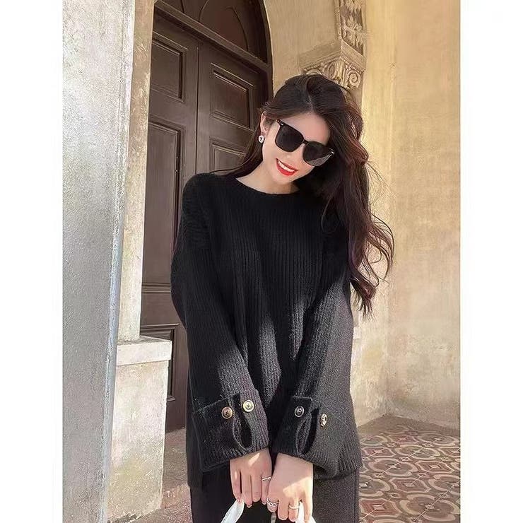 ニットサイドスリットトップスワイドパンツセットアップ | Ulysses | 詳細画像9 