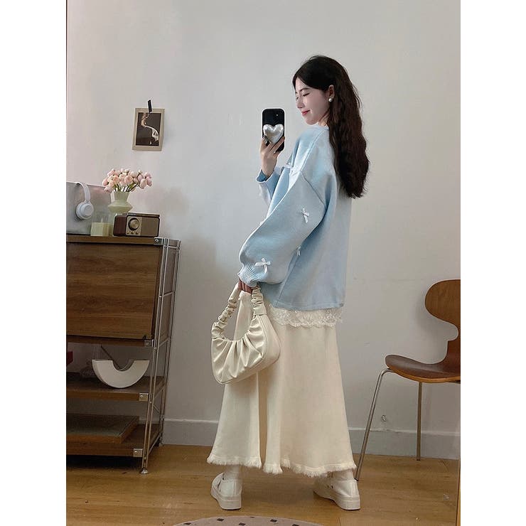 リボンVネックカーディガンジャケット | Ulysses | 詳細画像6 