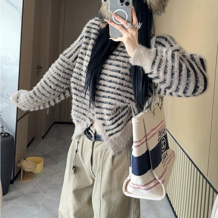 ボーダーカーディガンジャケット | Ulysses | 詳細画像10 