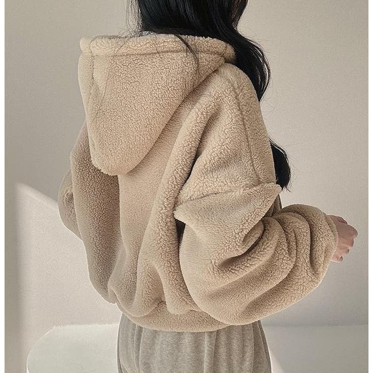 ショートフード付き羊羔毛ジャケット | Ulysses | 詳細画像5 