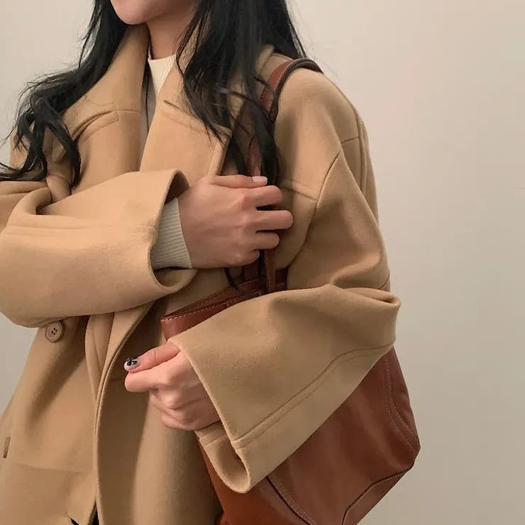 襟付きダブルブレストショートメルトンジャケット | Ulysses | 詳細画像6 