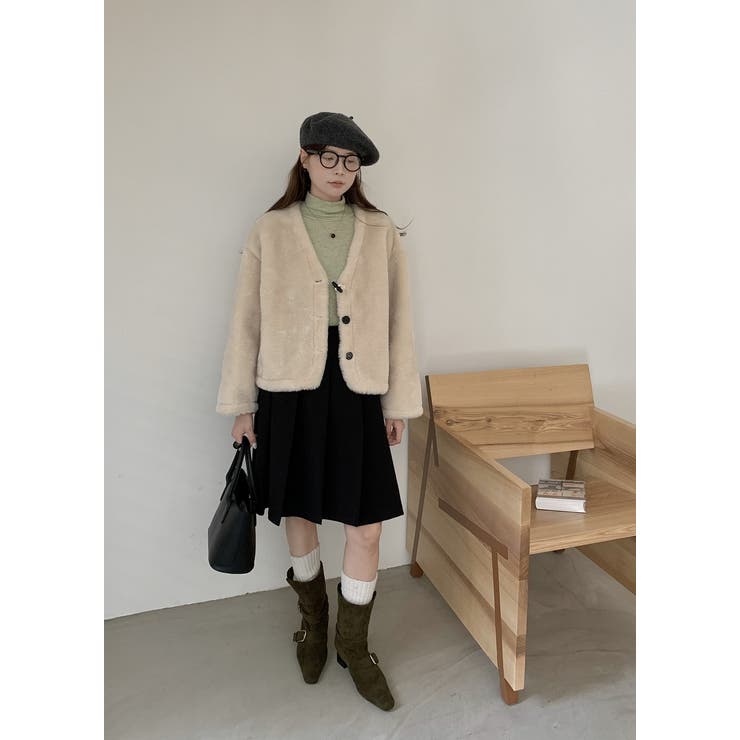 ショート羊羔毛ジャケット | Ulysses | 詳細画像4 