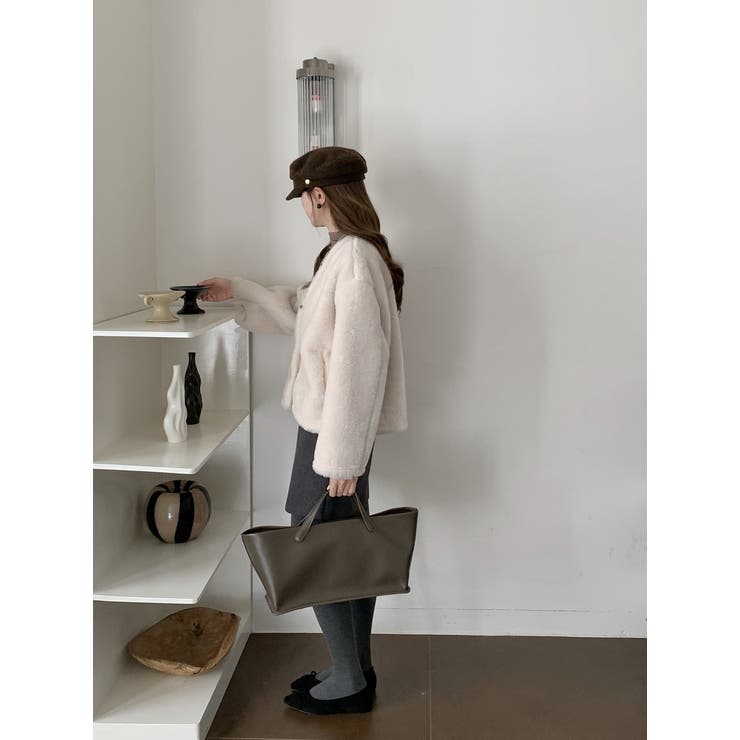 ショート羊羔毛ジャケット | Ulysses | 詳細画像5 