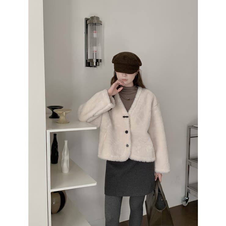 ショート羊羔毛ジャケット | Ulysses | 詳細画像6 
