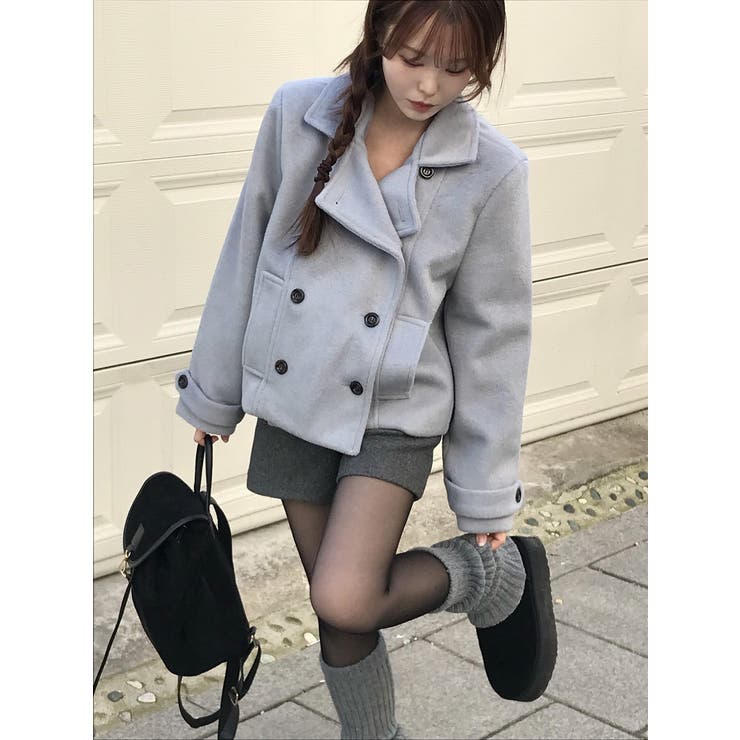 メルトンダブルブレストショートジャケット | Ulysses | 詳細画像3 