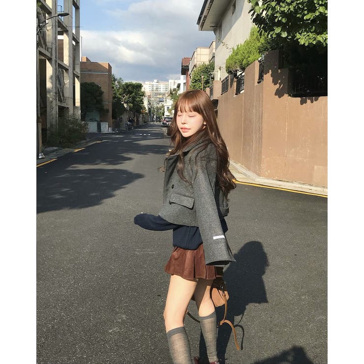 襟付きダブルブレストショートメルトンジャケット | Ulysses | 詳細画像6 