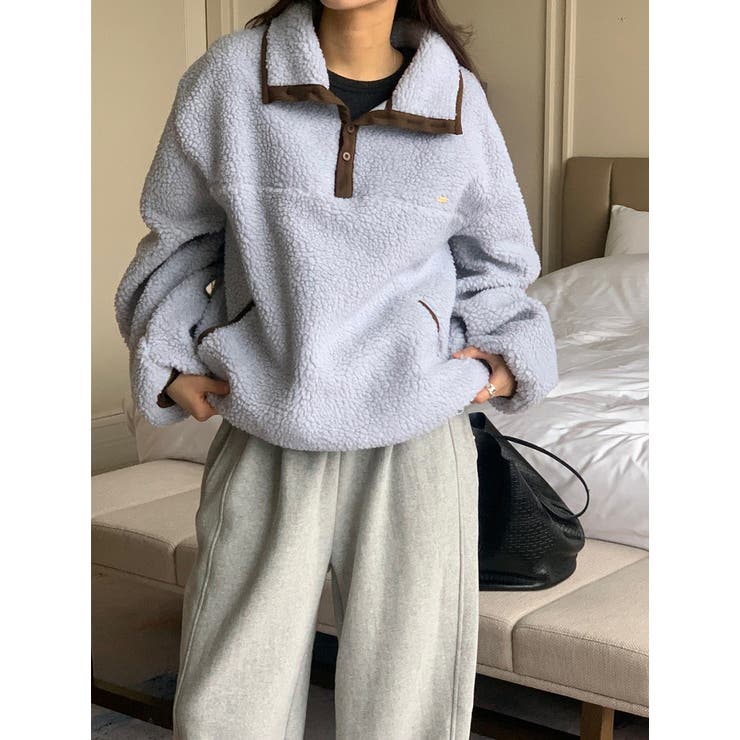 スワンネック羊羔毛ジャケット | Ulysses | 詳細画像2 