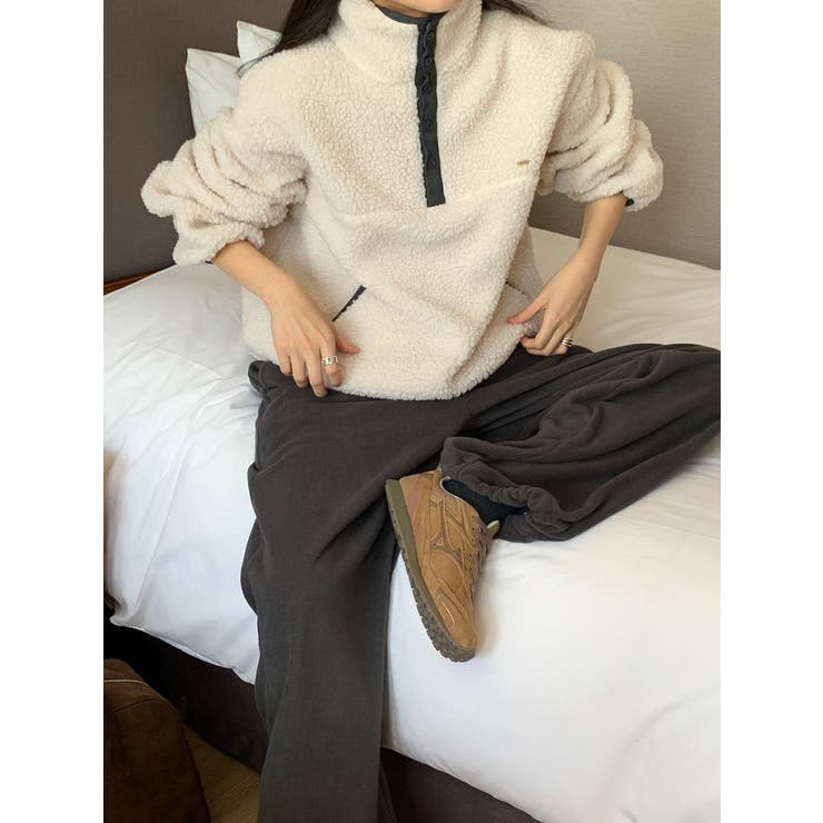 スワンネック羊羔毛ジャケット | Ulysses | 詳細画像7 