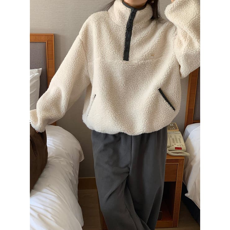 スワンネック羊羔毛ジャケット | Ulysses | 詳細画像8 