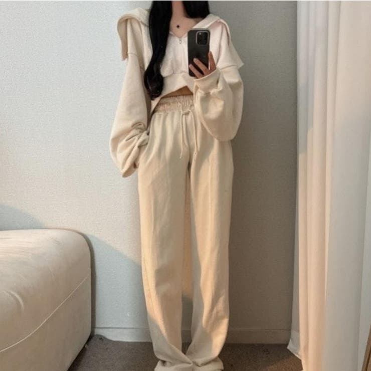 スウェットショートジャケットワイドパンツセットアップ | Ulysses | 詳細画像1 