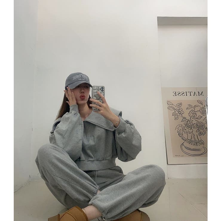 スウェットショートジャケットワイドパンツセットアップ | Ulysses | 詳細画像5 