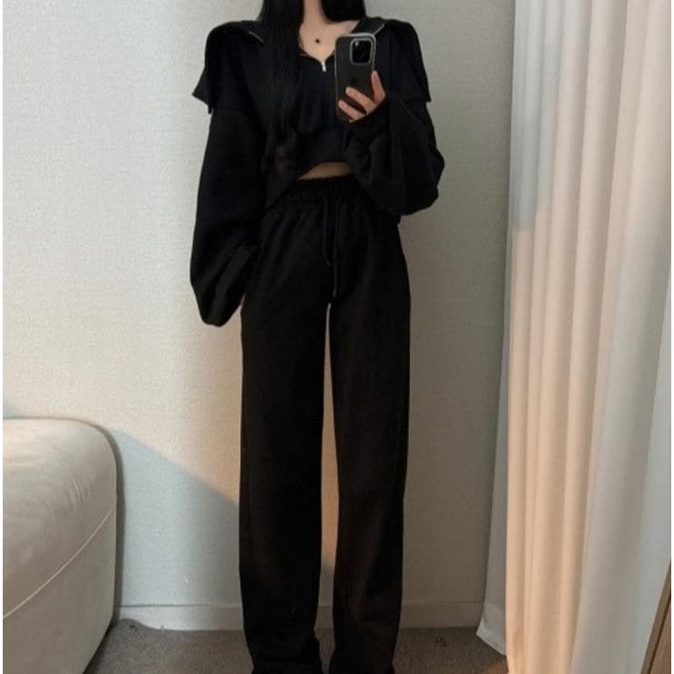 スウェットショートジャケットワイドパンツセットアップ | Ulysses | 詳細画像11 