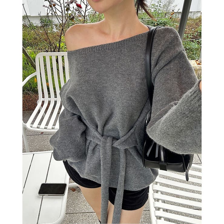 リボンオフショルダーセーター | Ulysses | 詳細画像6 