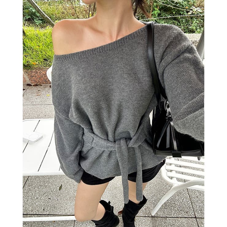 リボンオフショルダーセーター | Ulysses | 詳細画像7 