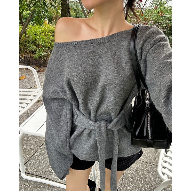 リボンオフショルダーセーター | Ulysses | 詳細画像8 