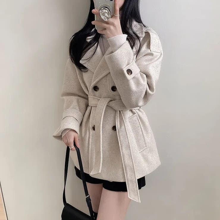 リボンダブルブレストメルトンジャケット | Ulysses | 詳細画像3 