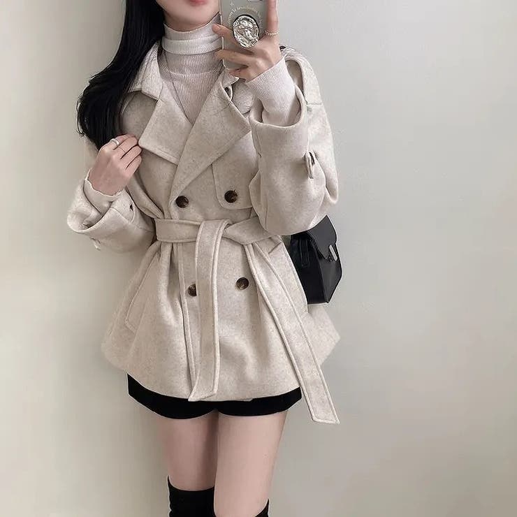 リボンダブルブレストメルトンジャケット | Ulysses | 詳細画像4 