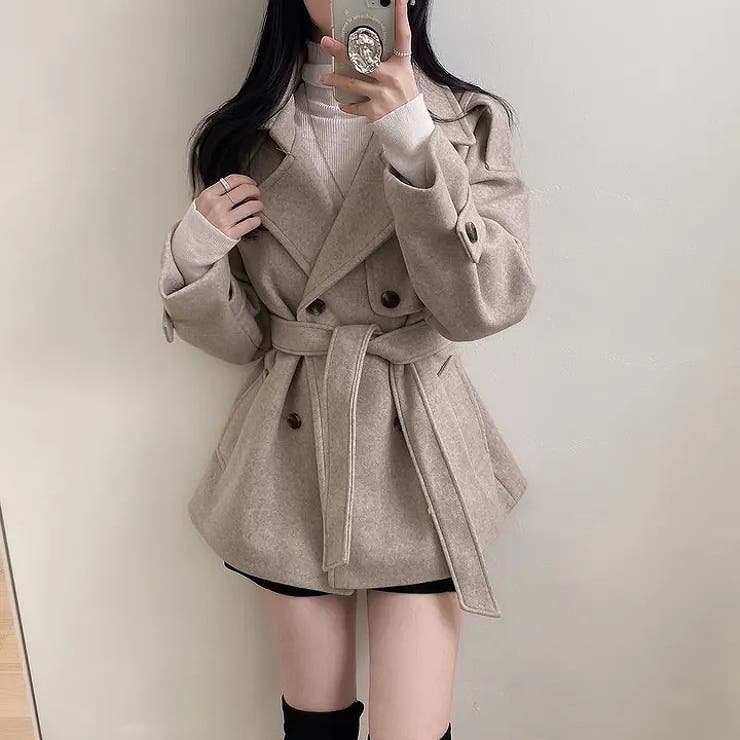 リボンダブルブレストメルトンジャケット | Ulysses | 詳細画像5 