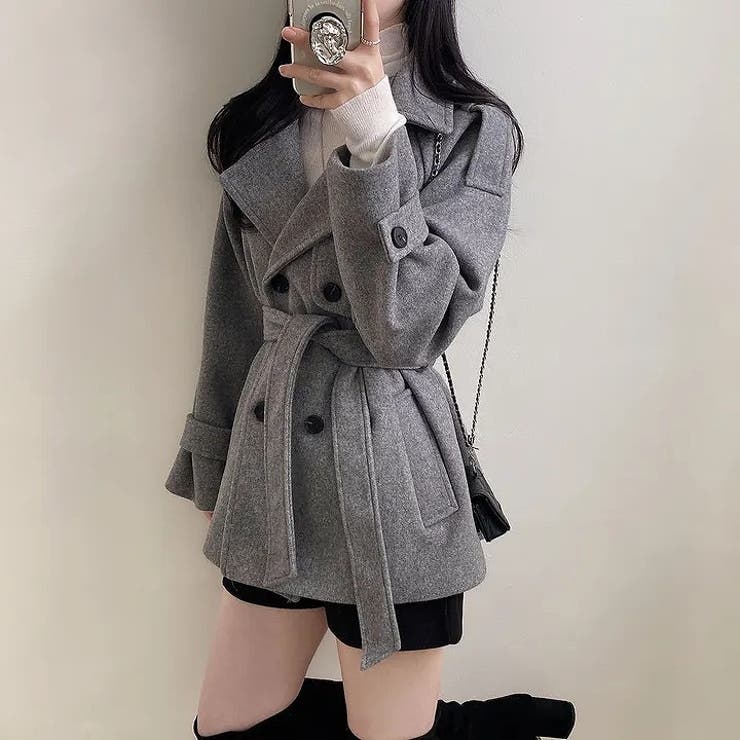 リボンダブルブレストメルトンジャケット | Ulysses | 詳細画像9 