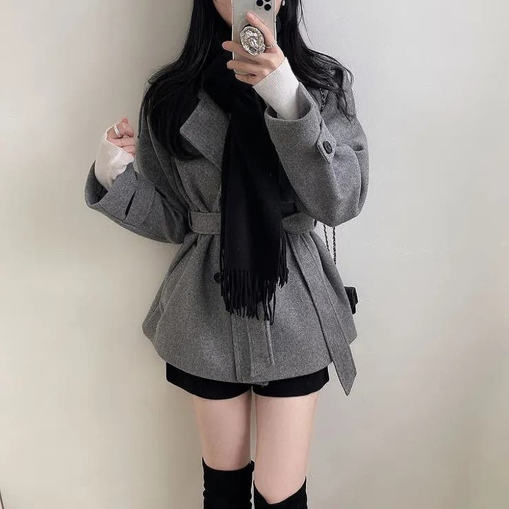 リボンダブルブレストメルトンジャケット | Ulysses | 詳細画像11 