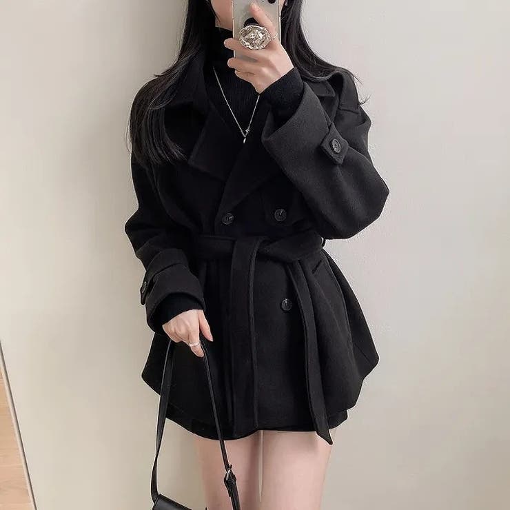 リボンダブルブレストメルトンジャケット | Ulysses | 詳細画像13 