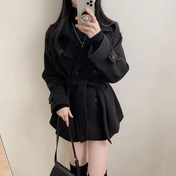 リボンダブルブレストメルトンジャケット | Ulysses | 詳細画像14 