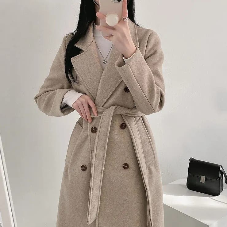 リボンダブルブレストロングメルトンジャケット | Ulysses | 詳細画像4 