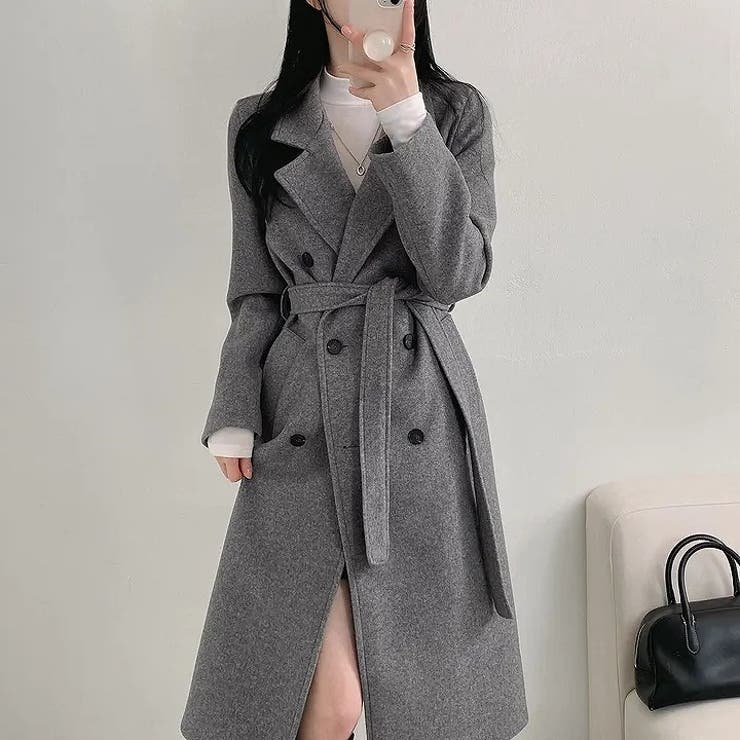 リボンダブルブレストロングメルトンジャケット | Ulysses | 詳細画像8 