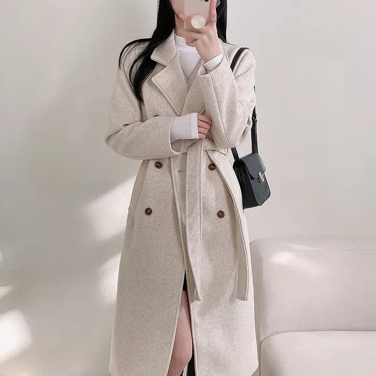 リボンダブルブレストロングメルトンジャケット | Ulysses | 詳細画像9 