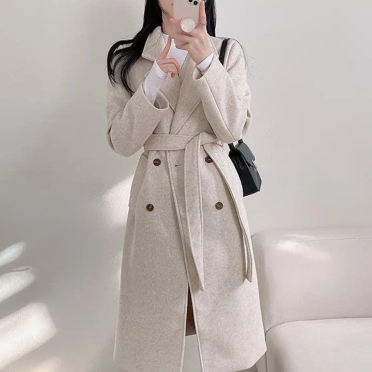 リボンダブルブレストロングメルトンジャケット | Ulysses | 詳細画像11 