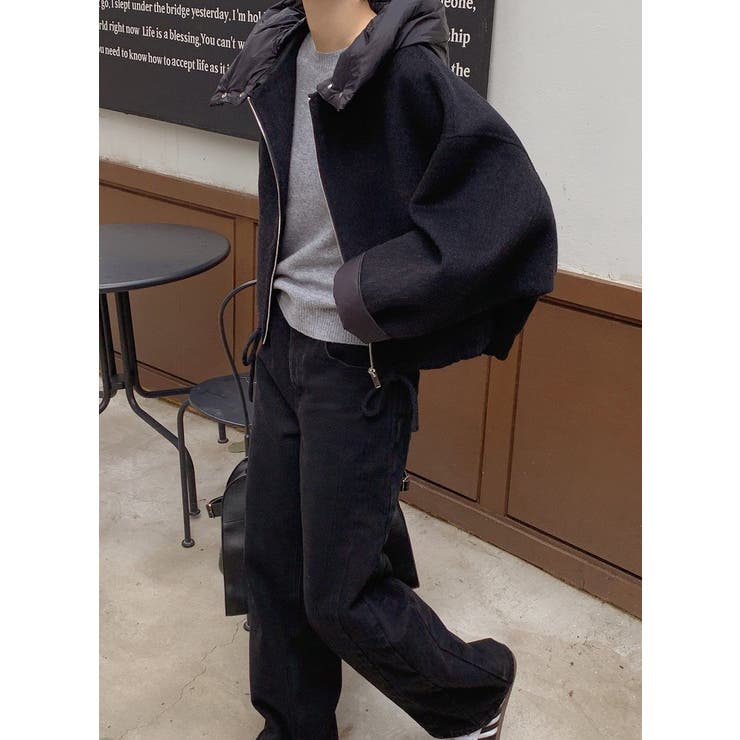 フード付きショートメルトンジャケット | Ulysses | 詳細画像8 