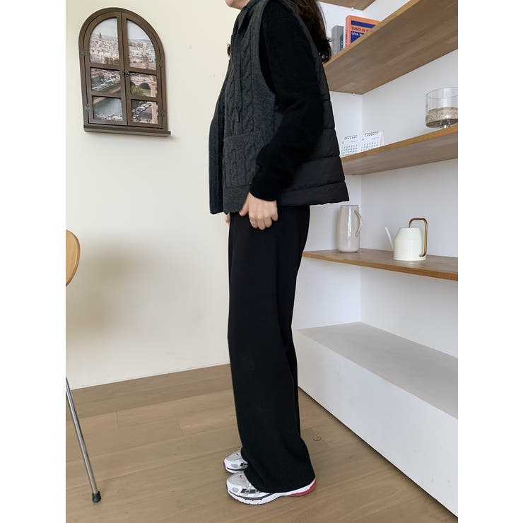 フード付きニット切り替えベスト | Ulysses | 詳細画像10 