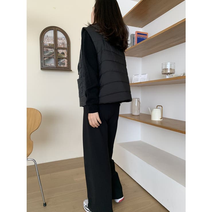 フード付きニット切り替えベスト | Ulysses | 詳細画像11 